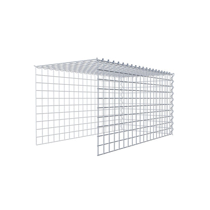 Add-on schanskorf type 4 100 cm x 50 cm x 50 cm (L x H x D), maaswijdte 5 cm x 5 cm, spiraalvormig