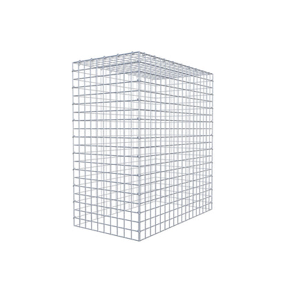 Gabbione aggiuntivo di tipo 3 100 cm x 90 cm x 50 cm (L x H x P), maglia 5 cm x 5 cm, anello a C