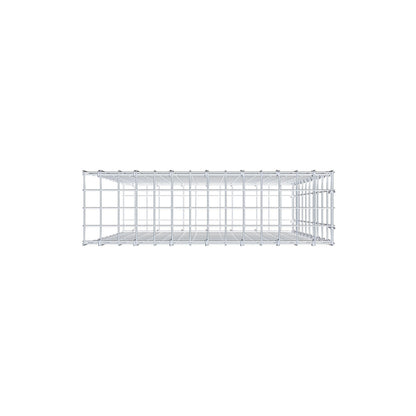 Monteret gabion type 2 100 cm x 70 cm x 20 cm, maskestørrelse 5 cm x 10 cm, C-ring