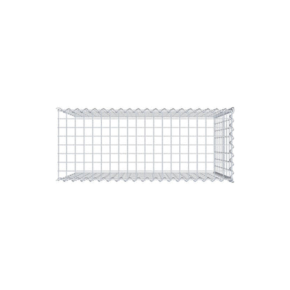 Gabbione aggiuntivo tipo 4 100 cm x 80 cm x 40 cm (L x H x P), maglia 5 cm x 10 cm, spirale