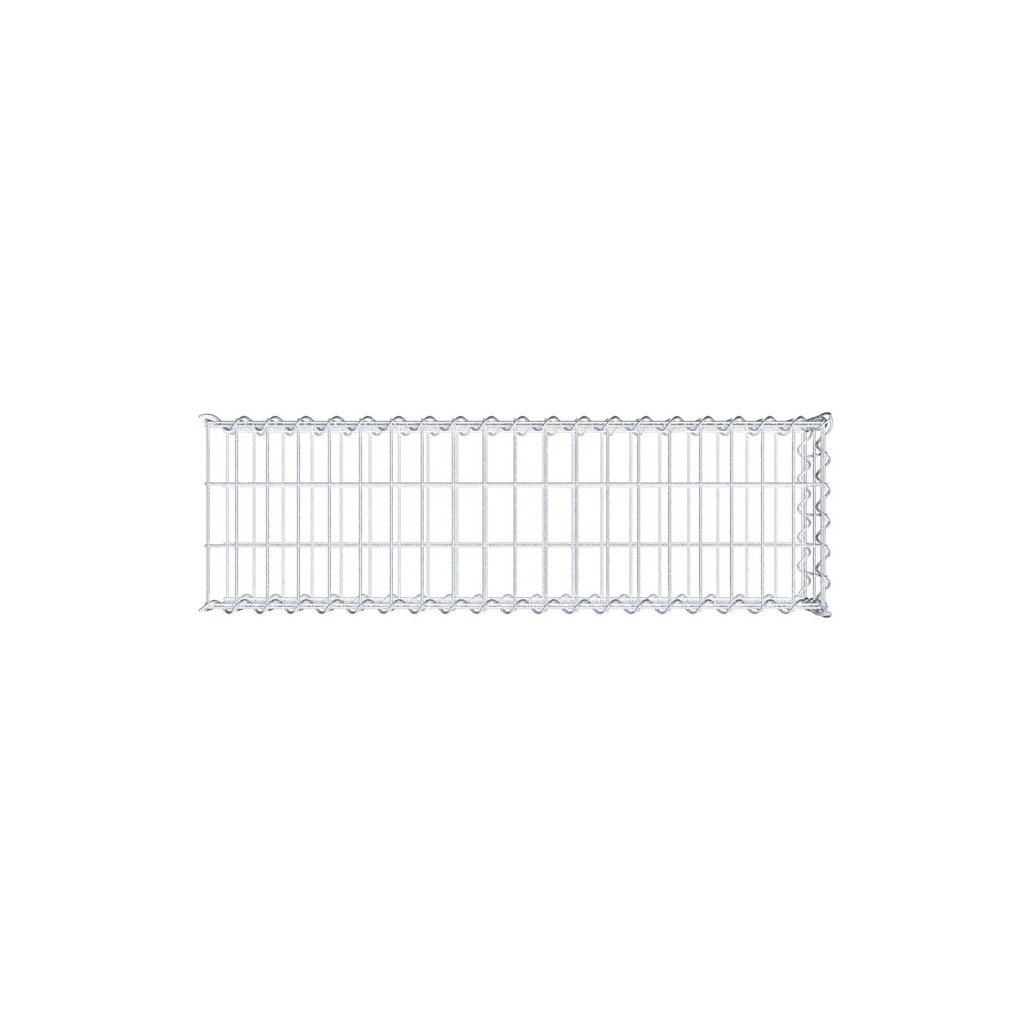 Add-on schanskorf type 2 100 cm x 20 cm x 30 cm (L x H x D), maaswijdte 5 cm x 10 cm, spiraalvormig