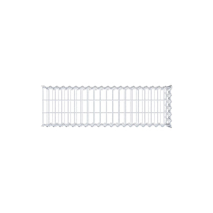 Add-on schanskorf type 2 100 cm x 20 cm x 30 cm (L x H x D), maaswijdte 5 cm x 10 cm, spiraalvormig