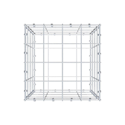 Gabion 40 cm x 40 cm x 40 cm (L x H x D), maskestørrelse 10 x 10 cm, spiralring