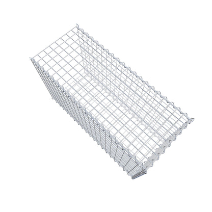 Gavión complementario tipo 2 100 cm x 60 cm x 40 cm (L x A x P), malla 5 cm x 5 cm, espiral
