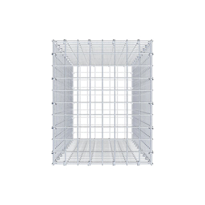 Gabion 100 cm x 40 cm x 50 cm (L x H x D), maskstorlek 5 cm x 5 cm, C-ring