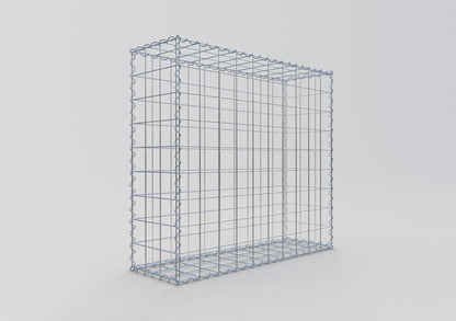 Gabion 100 cm x 90 cm x 30 cm (L x H x D), mesh size 10 cm x 10 cm, spiral