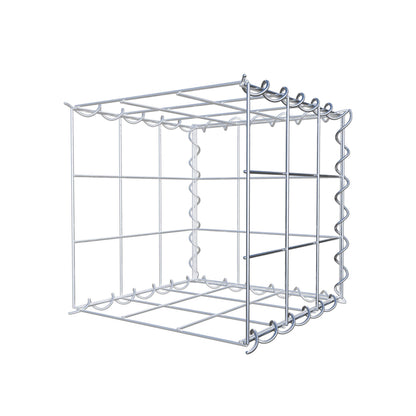 Anbaugabione Typ 2 30 cm x 30 cm x 30 cm (L x H x T), Maschenweite 10 cm x 10 cm, Spirale