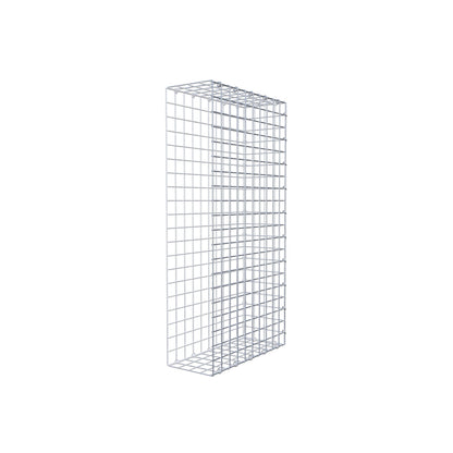 Type 2 oplegkorf 100 cm x 50 cm x 20 cm (L x H x D), maaswijdte 5 cm x 5 cm, C-ring