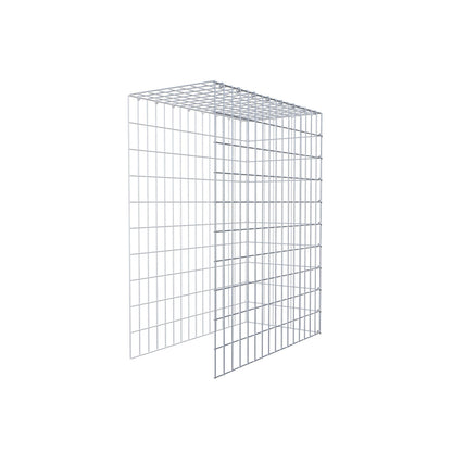 Gavión complementario de tipo 4 100 cm x 80 cm x 40 cm (L x A x P), malla 5 cm x 10 cm, anillo en C