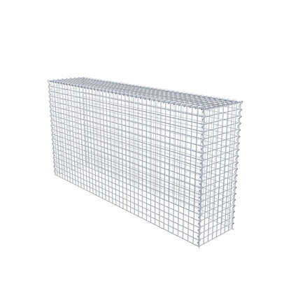 Add-on schanskorf type 3 200 cm x 100 cm x 40 cm (L x H x D), maaswijdte 5 cm x 5 cm, spiraalvormig