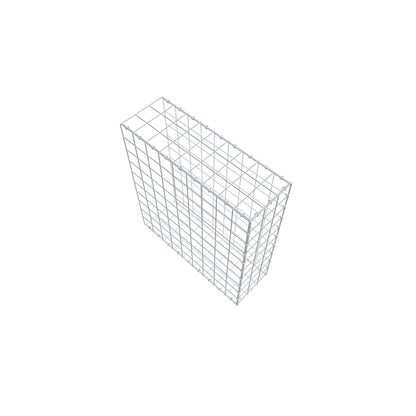 Mounted gabion type 2 100 cm x 90 cm x 30 cm (L x H x D), mesh size 10 cm x 10 cm, C-ring