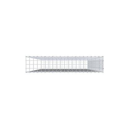 Mounted gabion type 2 200 cm x 100 cm x 20 cm (L x H x D), mesh size 5 cm x 5 cm, C-ring
