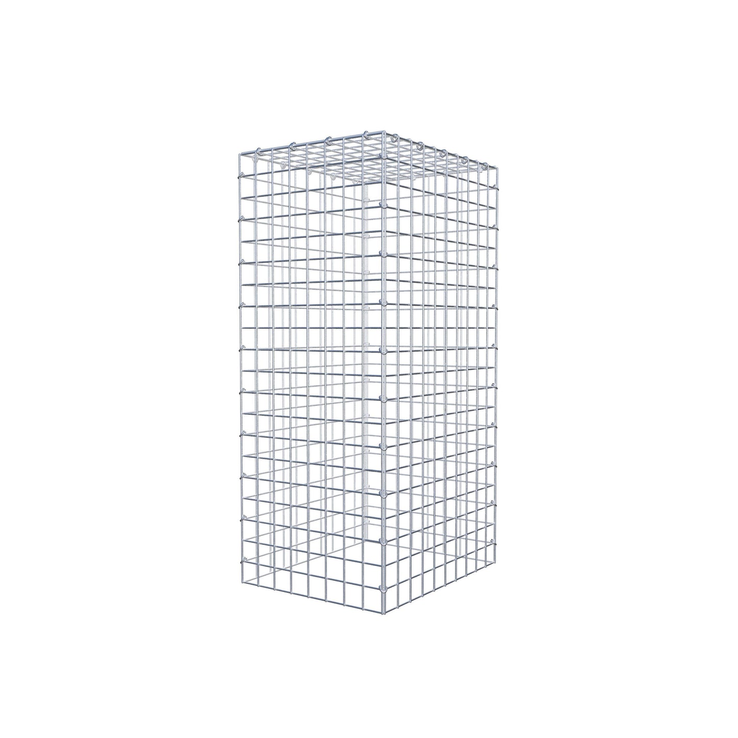 Anbaugabione Typ 3 100 cm x 50 cm x 40 cm (L x H x T), Maschenweite 5 cm x 5 cm, C-Ring