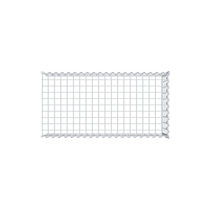 Gabbione aggiuntivo tipo 4 100 cm x 30 cm x 50 cm (L x H x P), dimensione maglia 5 cm x 10 cm, a spirale