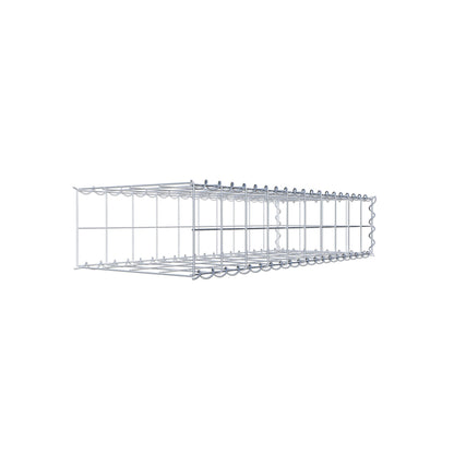 Gabion rapporté type 2 100 cm x 20 cm x 40 cm (L x H x P), mailles 10 cm x 10 cm, spirale