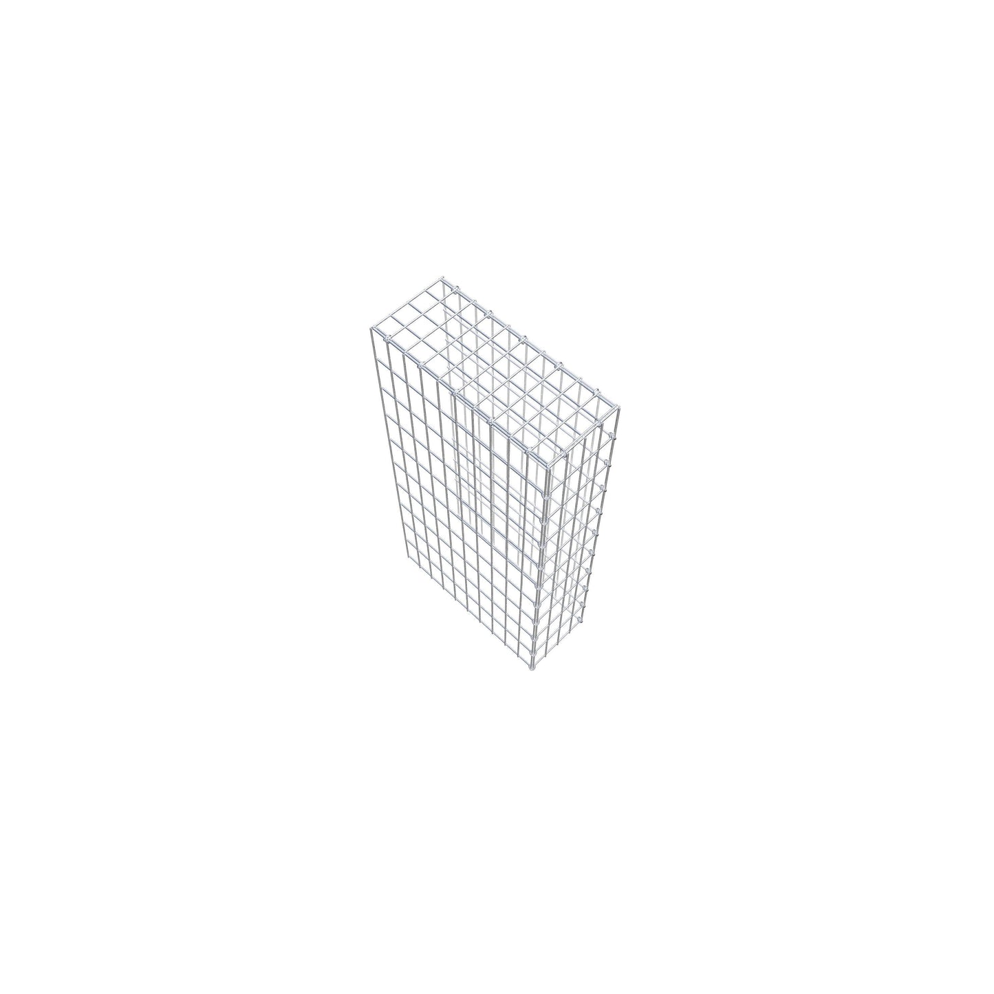 Gavión complementario de tipo 4 100 cm x 50 cm x 20 cm (largo x alto x fondo), malla 5 cm x 10 cm, anillo en C