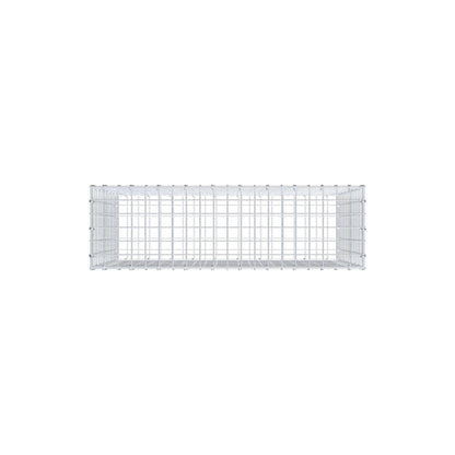Gabion 100 cm x 70 cm x 30 cm (L x H x D), maskestørrelse 5 cm x 5 cm, C-ring