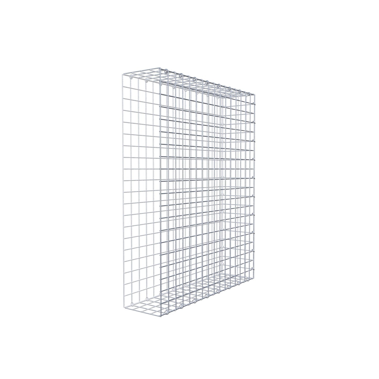 Anbaugabione Typ 2 100 cm x 80 cm x 20 cm (L x H x T), Maschenweite 5 cm x 5 cm, C-Ring