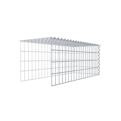 Add-on schanskorf type 4 100 cm x 40 cm x 40 cm (L x H x D), maaswijdte 5 cm x 10 cm, spiraalvormig