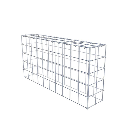 Gabbione aggiuntivo di tipo 3 100 cm x 50 cm x 20 cm (L x H x P), maglia 10 cm x 10 cm, anello a C