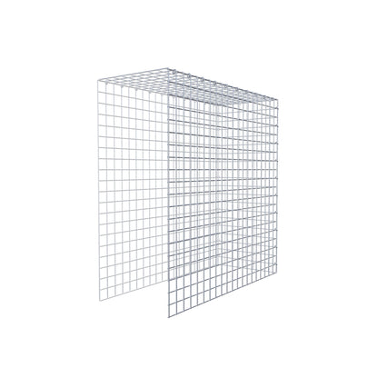 Gavión adicional tipo 4 100 cm x 100 cm x 40 cm (L x A x P), malla 5 cm x 5 cm, anillo en C