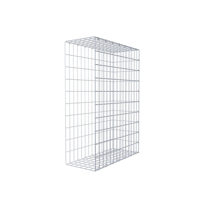 Anbaugabione Typ 2 100 cm x 70 cm x 30 cm, Maschenweite 5 cm x 10 cm, C-Ring