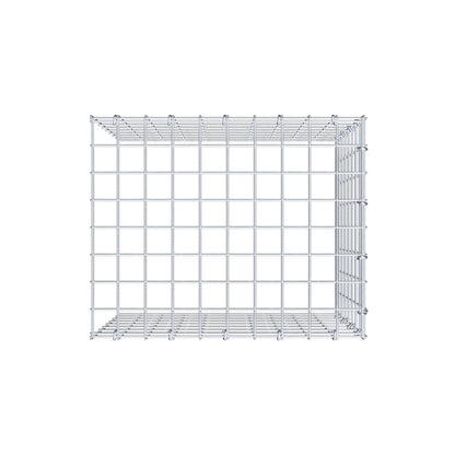 Fourche rapportée type 4 50 cm x 40 cm x 40 cm (L x H x P), mailles 5 cm x 5 cm, anneau C