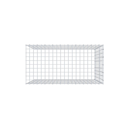 Monteret gabion type 4 100 cm x 90 cm x 50 cm (L x H x D), maskestørrelse 5 cm x 10 cm, C-ring