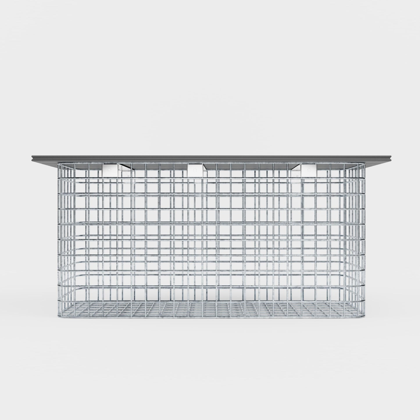 Tuinbank 102 x 50 x 32 cm MW 5 x 5 cm thermisch verzinkt, met gerecycled bovenblad in antraciet