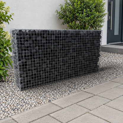 Gabione 200 cm x 100 cm x 30 cm (L x H x T), Maschenweite 5 cm x 5 cm, Spirale