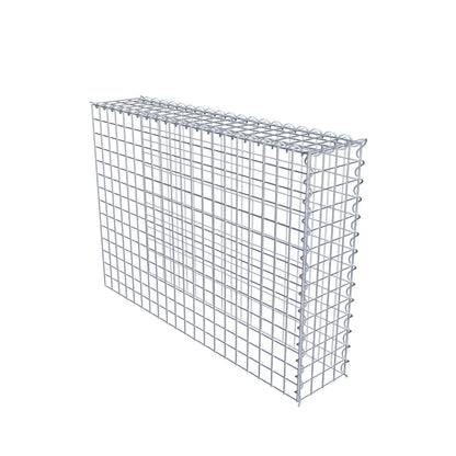 Gabion rapporté type 4 100 cm x 70 cm x 20 cm (L x H x P), mailles 5 cm x 5 cm, spirale