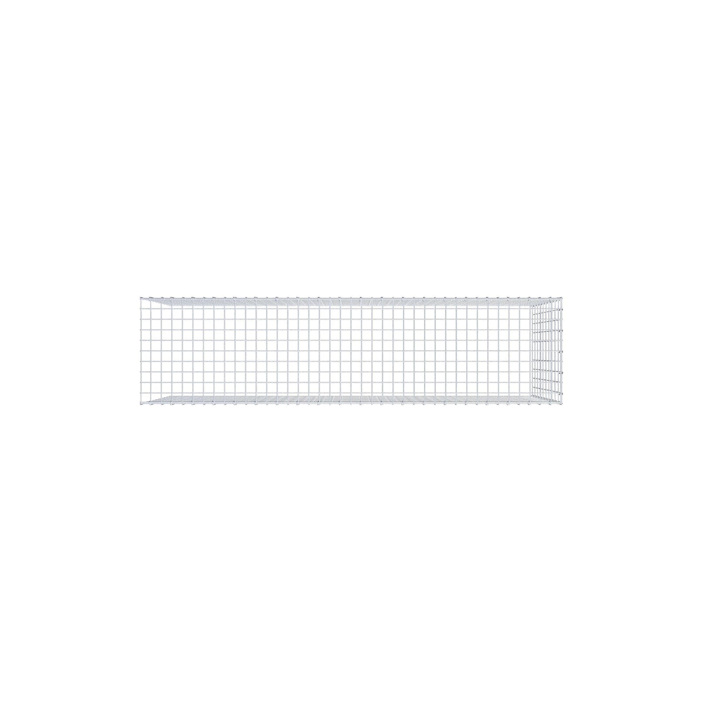 Mounted gabion type 4 200 cm x 100 cm x 50 cm (L x H x D), mesh size 5 cm x 10 cm, C-ring