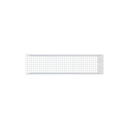 Mounted gabion type 4 200 cm x 100 cm x 50 cm (L x H x D), mesh size 5 cm x 10 cm, C-ring