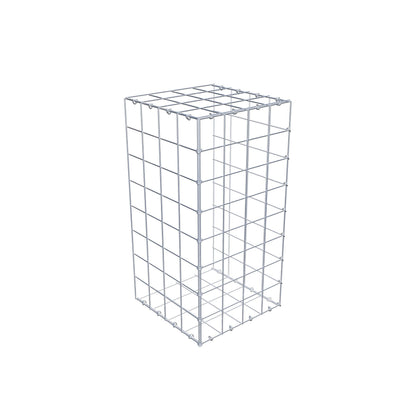 Anbaugabione Typ 2 80 cm x 40 cm x 40 cm (L x H x T), Maschenweite 10 cm x 10 cm, C-Ring