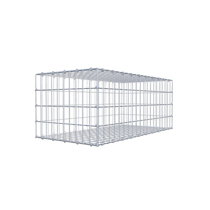 Gabion 100 cm x 40 cm x 50 cm (L x H x D), maskstorlek 5 cm x 10 cm, C-ring
