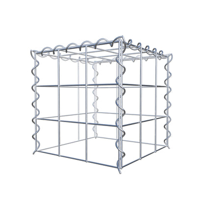 Gabion rapporté type 3 30 cm x 30 cm x 30 cm (L x H x P), mailles 10 cm x 10 cm, spirale
