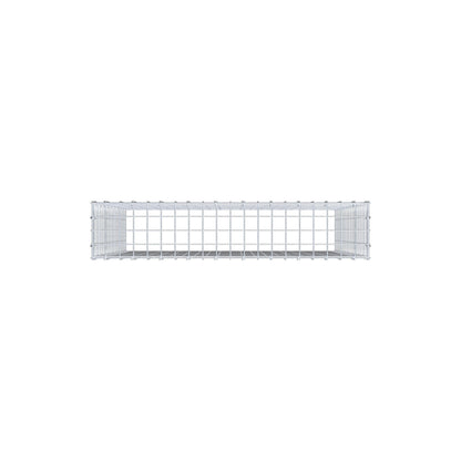 Mounted gabion type 3 100 cm x 100 cm x 20 cm (L x H x D), mesh size 5 cm x 5 cm, C-ring