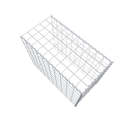 Gabbione aggiuntivo tipo 4 100 cm x 80 cm x 50 cm (L x H x P), maglia 10 cm x 10 cm, spirale