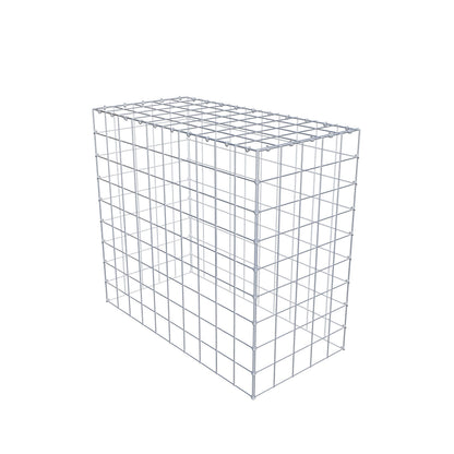 Mounted gabion type 3 100 cm x 90 cm x 50 cm (L x H x D), mesh size 10 cm x 10 cm, C-ring