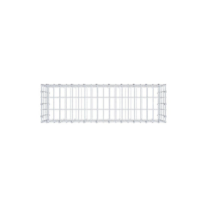 Schanskorf 100 cm x 40 cm x 30 cm (L x H x D), maaswijdte 5 x 10 cm, spiraalring
