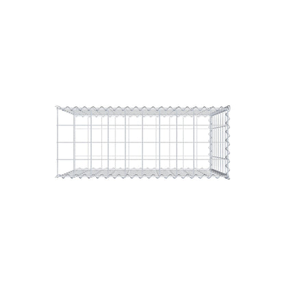 Grown-on gabion type 2 100 cm x 80 cm x 40 cm (L x H x D), mesh size 10 cm x 10 cm, spiral