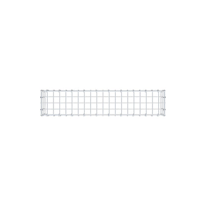 Typ 3 påbyggnadsgabion 100 cm x 20 cm x 20 cm (L x H x D), maskstorlek 5 cm x 10 cm, C-ring