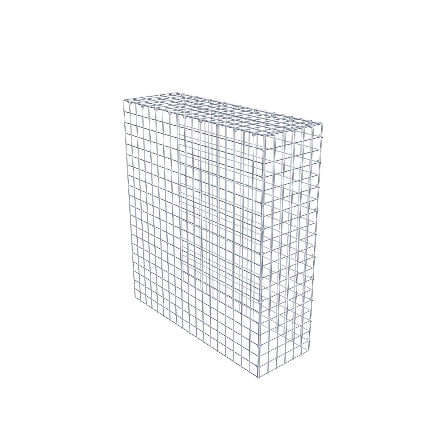 Gavión adicional tipo 4 100 cm x 90 cm x 30 cm (L x A x P), malla 5 cm x 5 cm, anillo en C