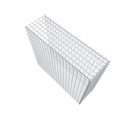 Anbaugabione Typ 4 100 cm x 90 cm x 30 cm (L x H x T), Maschenweite 5 cm x 5 cm, Spirale
