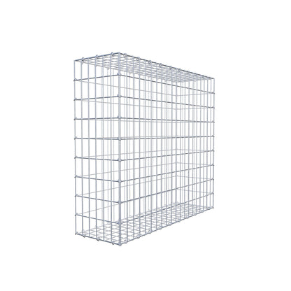 Gabbione 100 cm x 90 cm x 30 cm (L x H x P), maglia 5 cm x 10 cm, anello a C