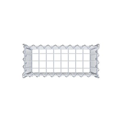 Grown-on gabion type 3 50 cm x 40 cm x 20 cm (L x H x D), mesh size 5 cm x 5 cm, spiral
