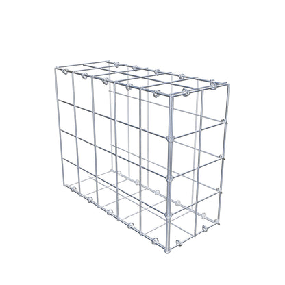 Mounted gabion type 2 50 cm x 40 cm x 20 cm (L x H x D), mesh size 10 cm x 10 cm, C-ring