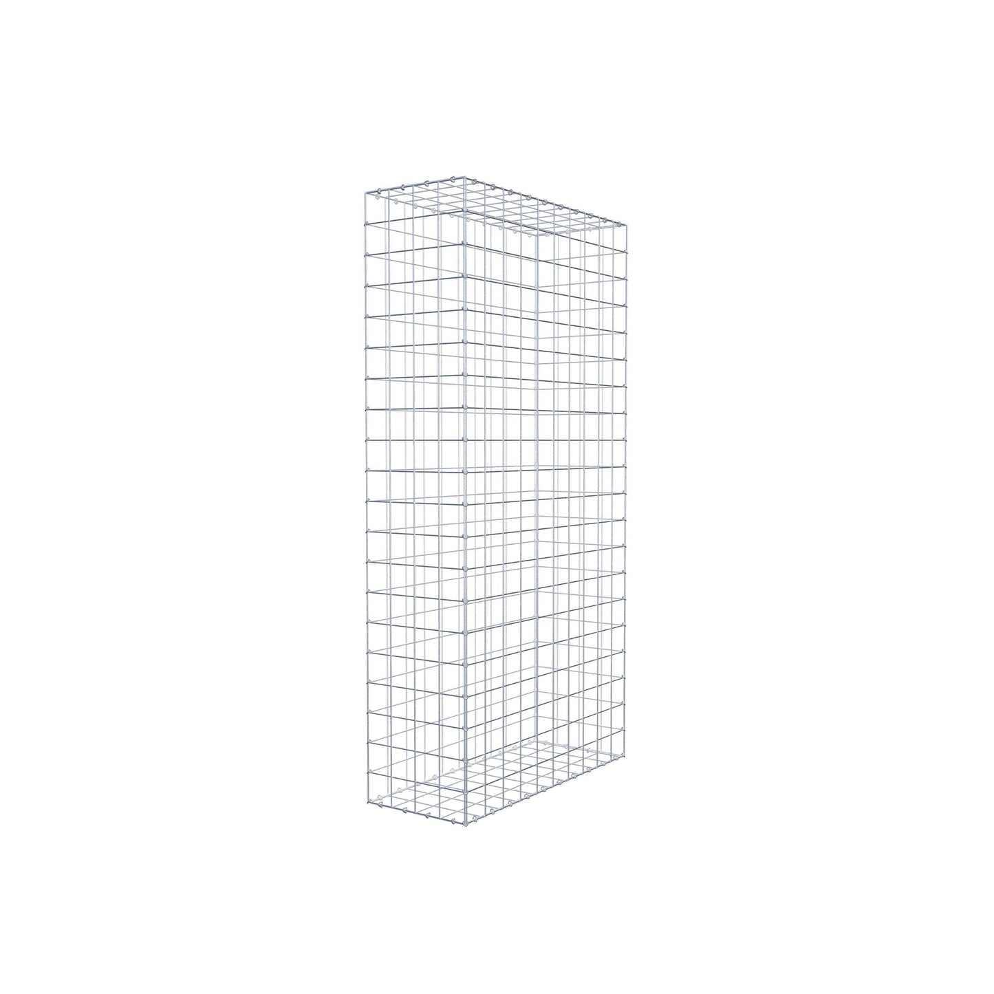 Gabione 200 cm x 100 cm x 40 cm (L x H x T), Maschenweite 10 cm x 10 cm, C-Ring