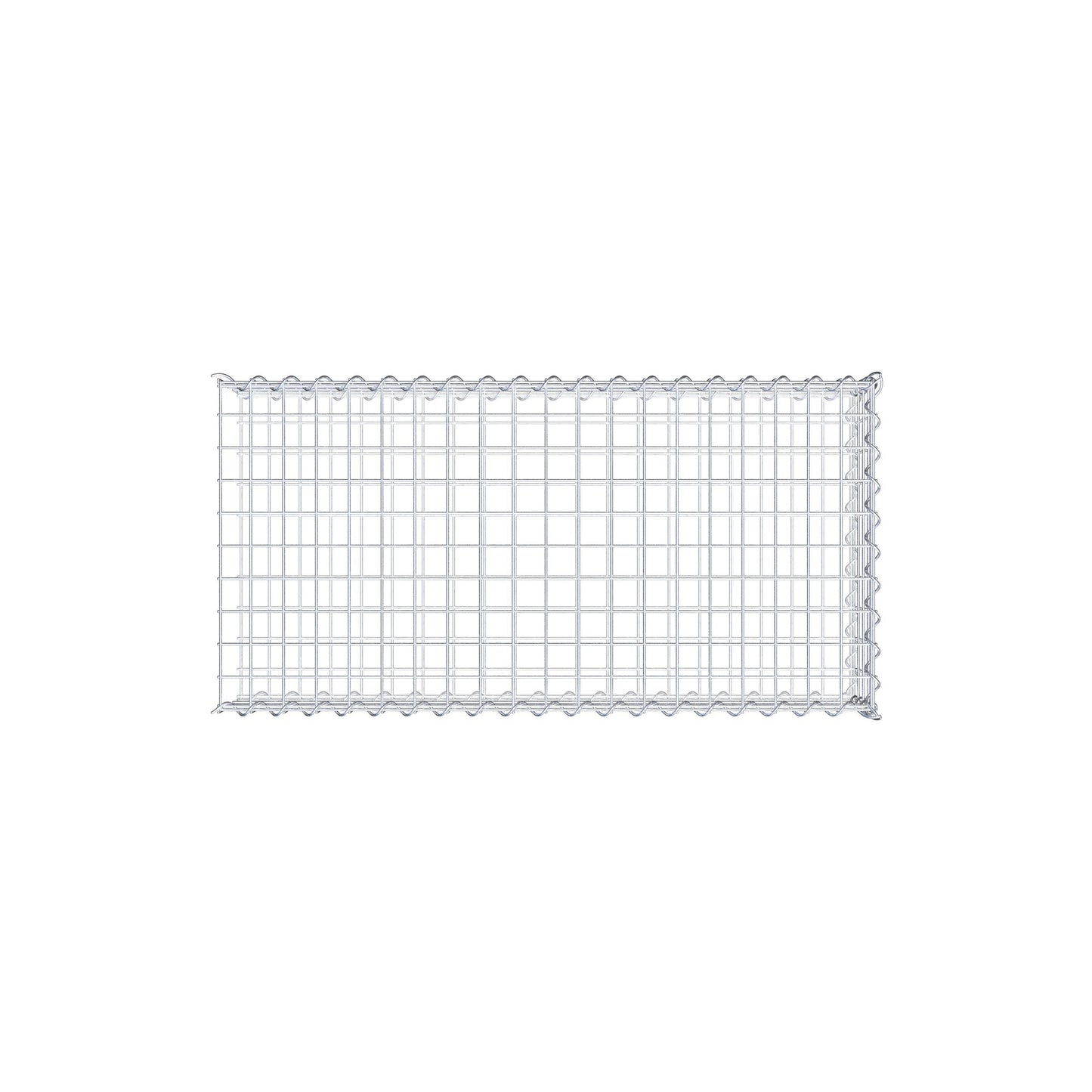 Gavión complementario tipo 2 100 cm x 20 cm x 50 cm (L x A x P), malla 5 cm x 5 cm, espiral