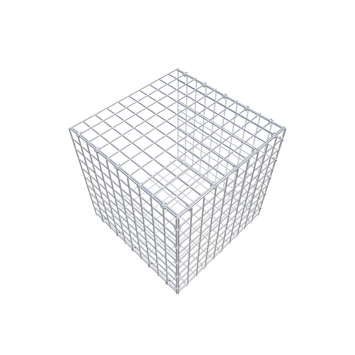 Gavión adicional tipo 2 50 cm x 50 cm x 50 cm (L x A x P), malla 5 cm x 5 cm, anillo en C